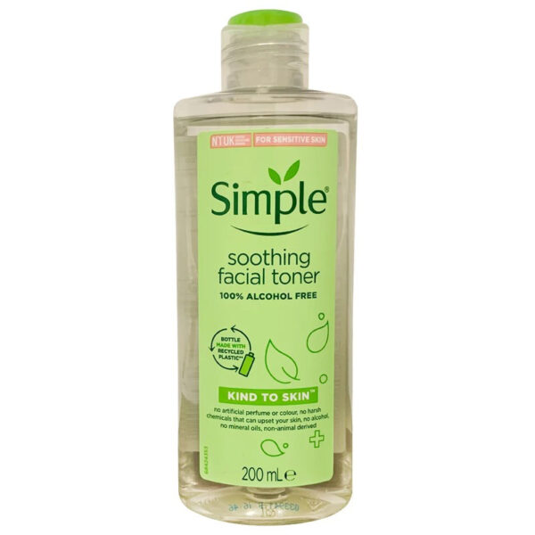 تصویر محصول تونر آرامش بخش سیمپل (Simple Soothing Facial Toner 200ml) از برند سیمپل